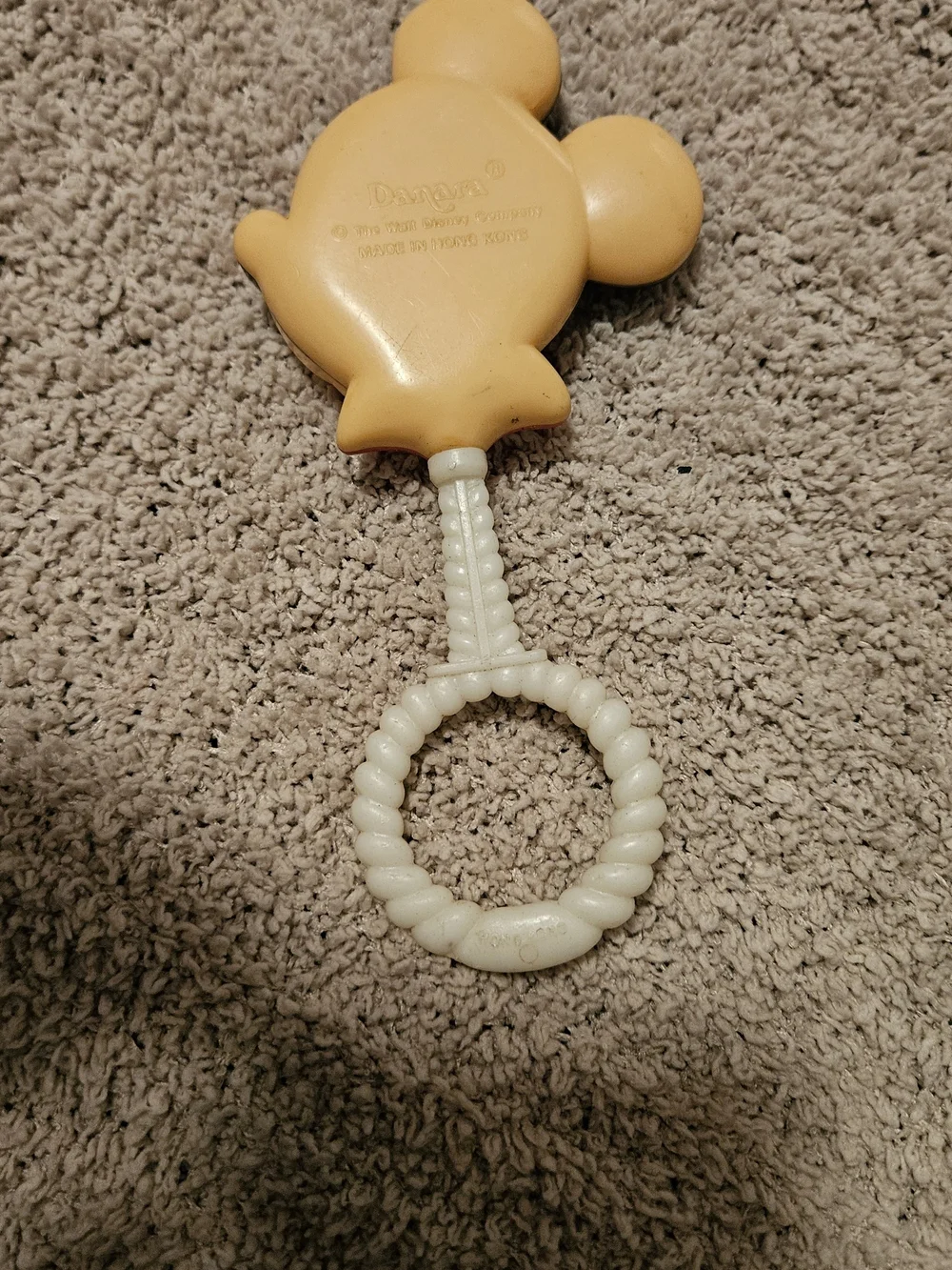 Vintage (1970s) Danara Baby Rattle From Disney.  Adorable !